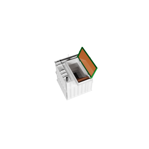 Пластиковый погреб Комфорт  400 2,88x2,28